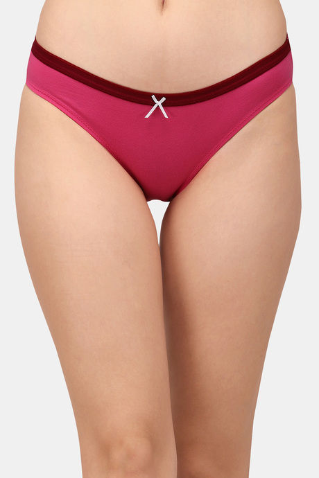 Soie Medium Rise Half Coverage Bikini Panty (Pack of 6) - Multicolor — image 2